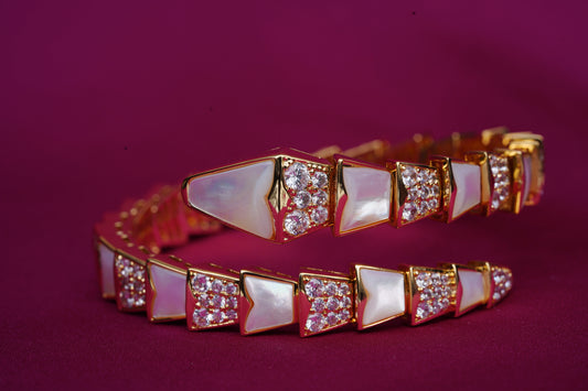 Snake Wrap Enamel Cuff