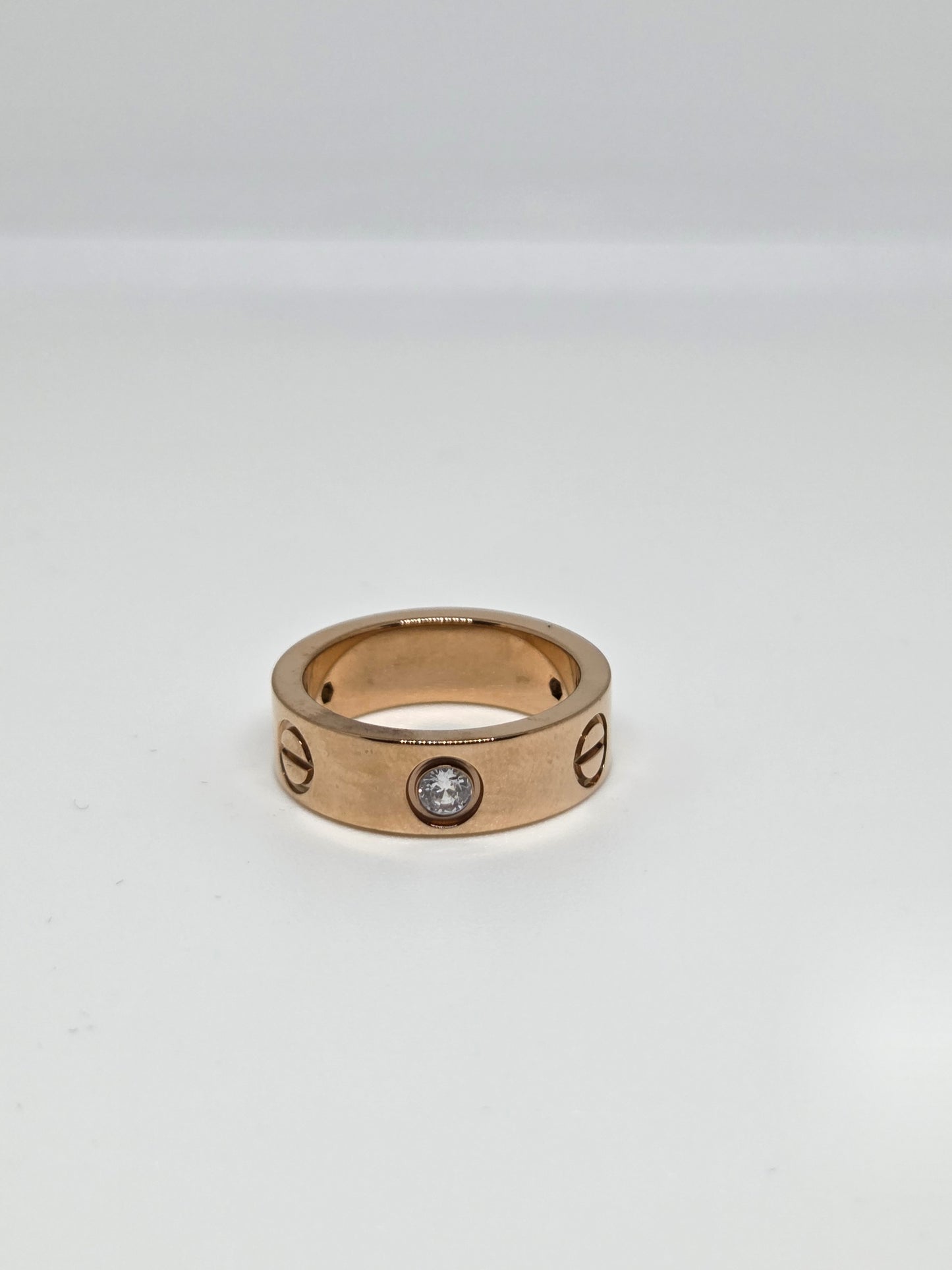 Gold Toned Minimal Band Ring