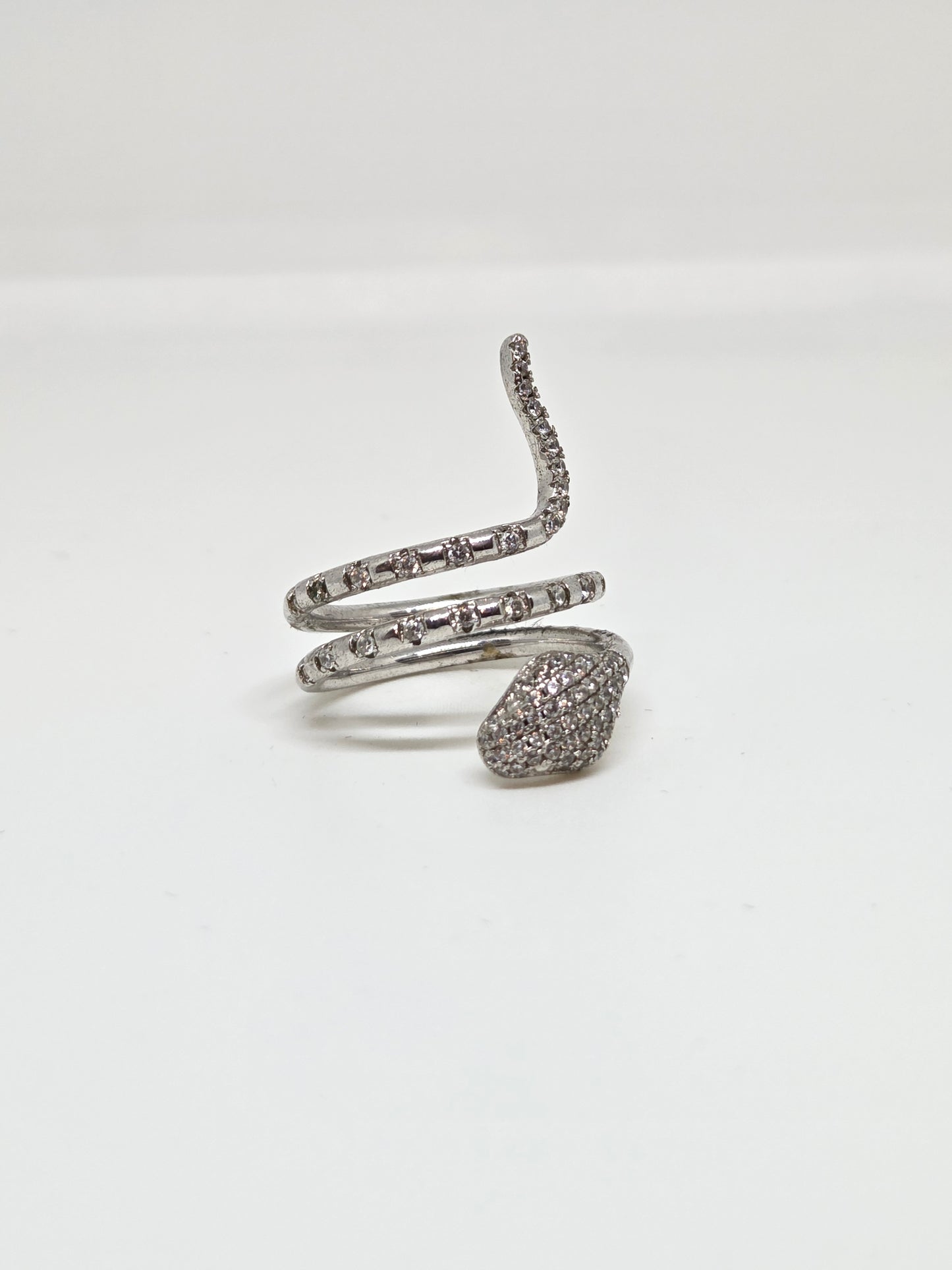 Zircon Snake Wrap Ring