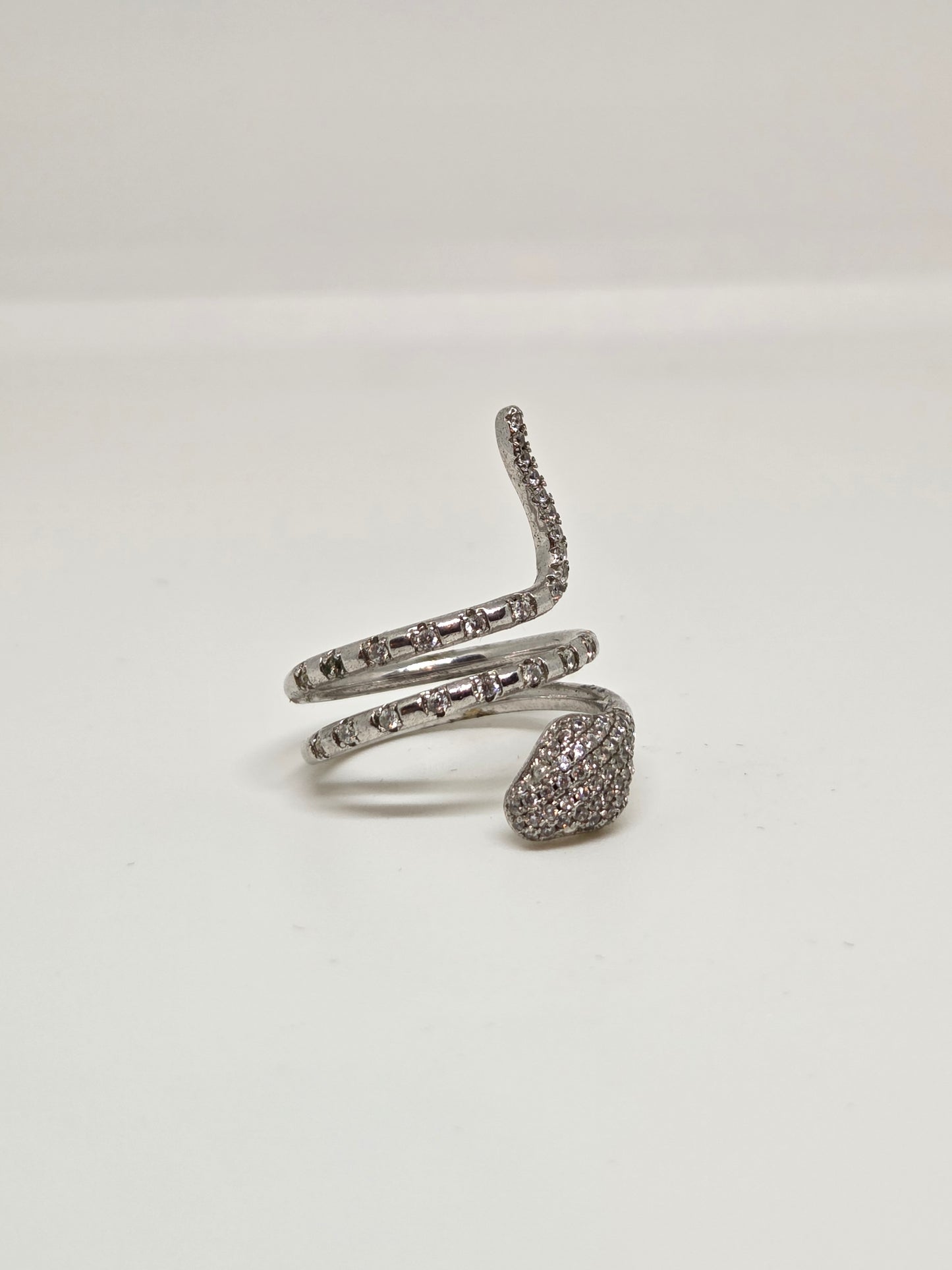Zircon Snake Wrap Ring