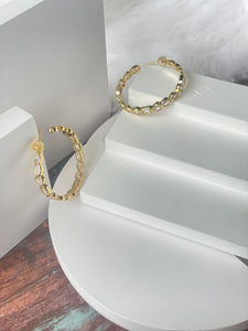 Minimal Everyday Gold Plated Hoops