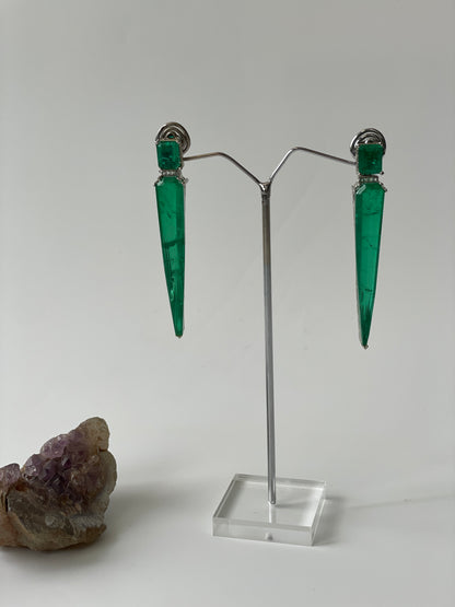 Green Doublet EarringsStudio6Jewels