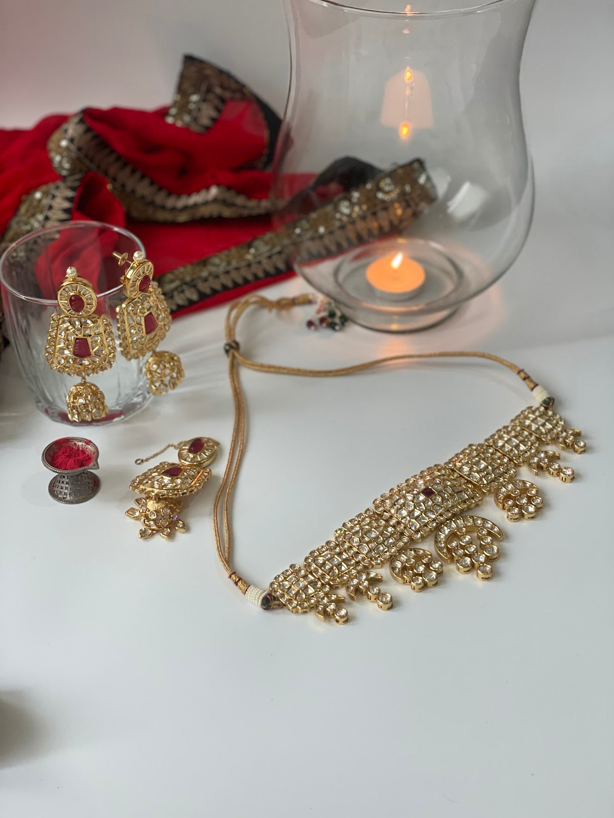 Kundan Choker with Red StonesStudio6Jewels