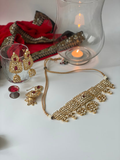 Kundan Choker with Red StonesStudio6Jewels