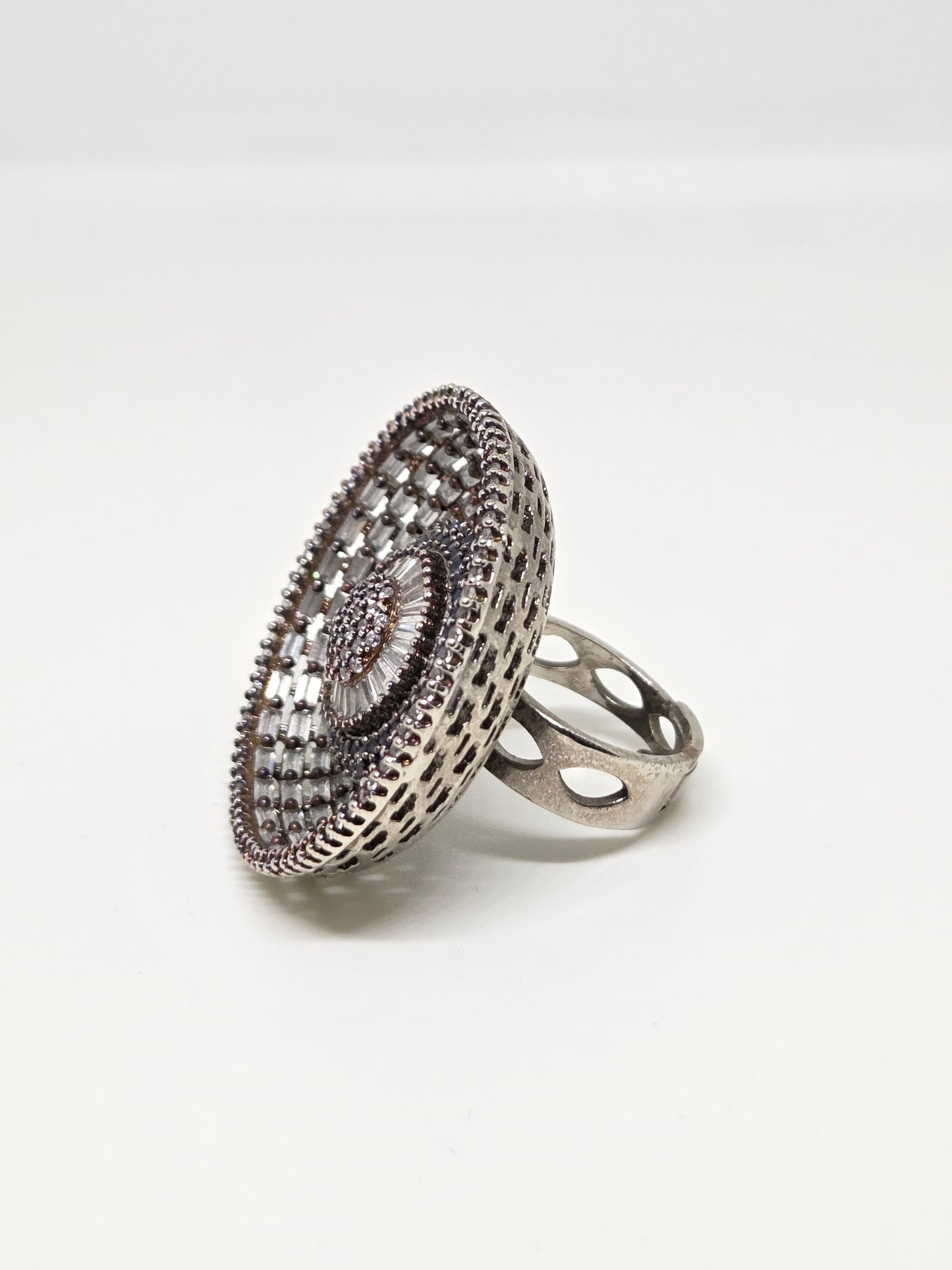 Rose Gold Ring With Premium Zircons