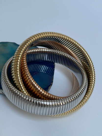 Spiral Textured Wrap Cuff
