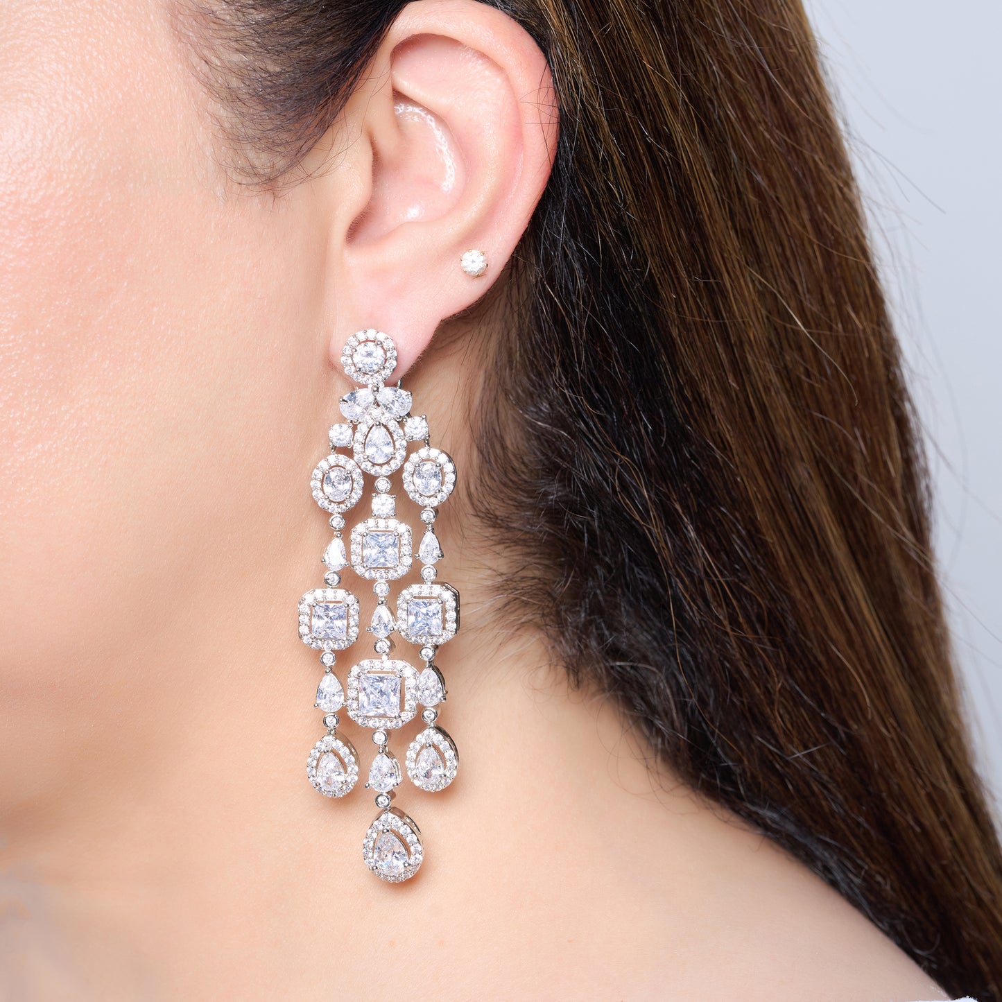 Zircon Chandelier Danglers