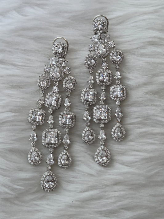 Zircon Chandelier Danglers