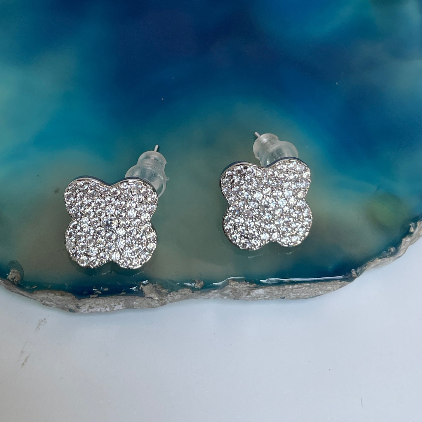 Zircon Pave Studs