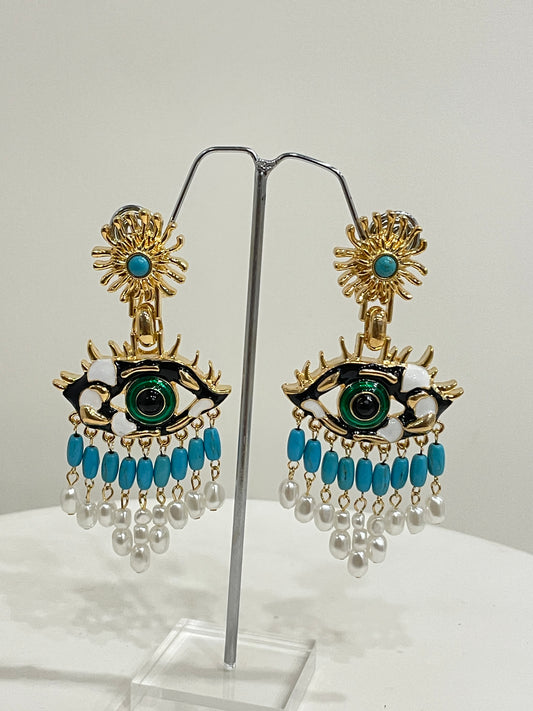 Unique Evil Eye Power Earrings