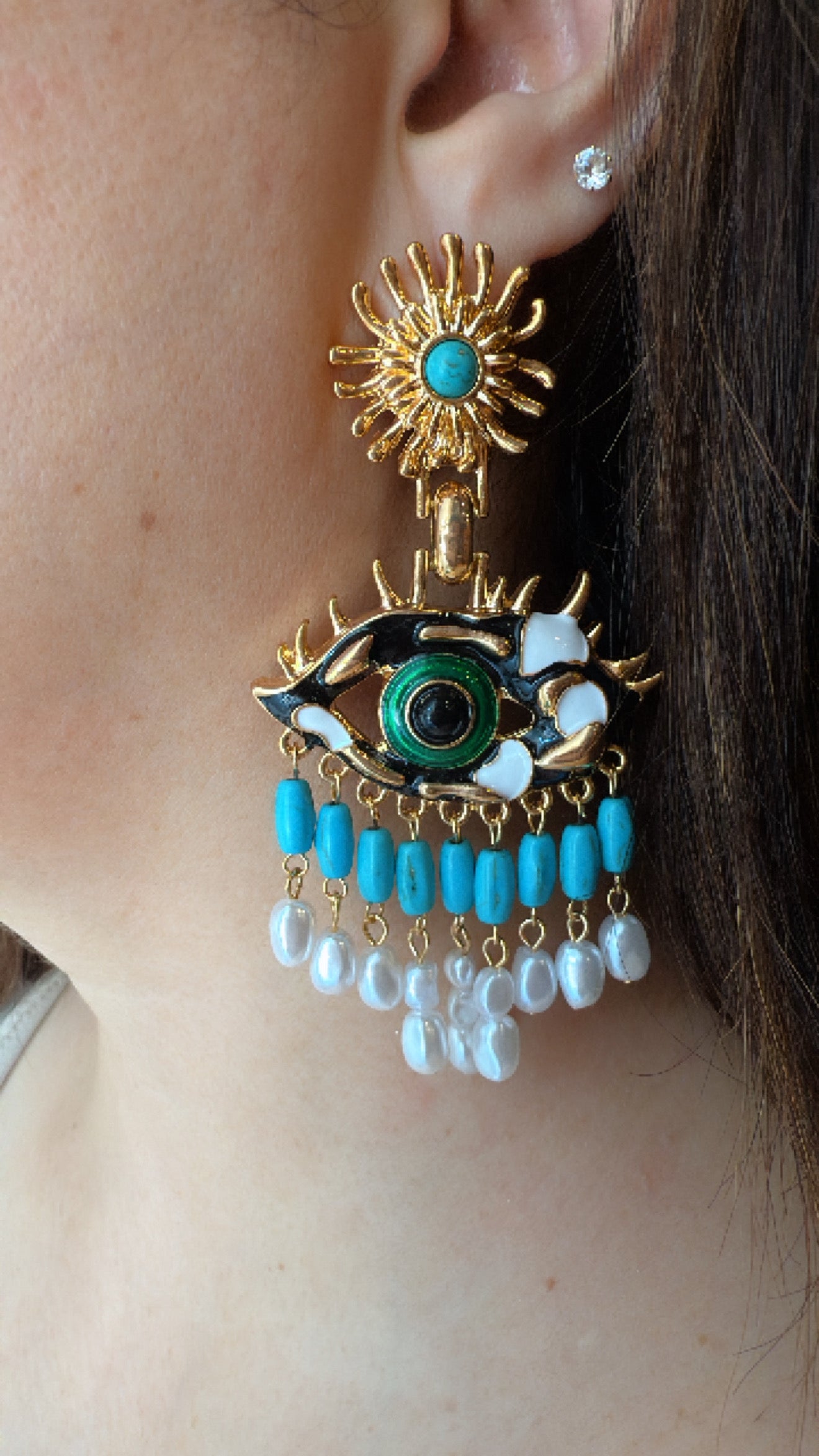 Unique Evil Eye Power Earrings