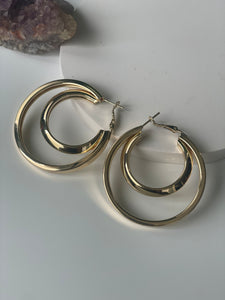 Gold Plated Everyday Hoops