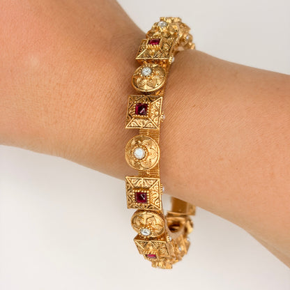 Matte Finish Kundan Openable Bangle