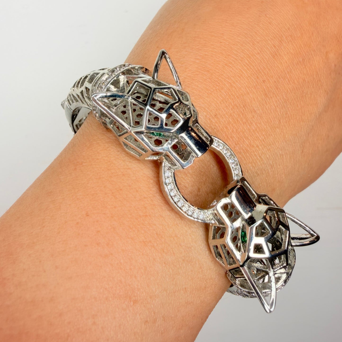 White Finish Casual Everyday Cuff