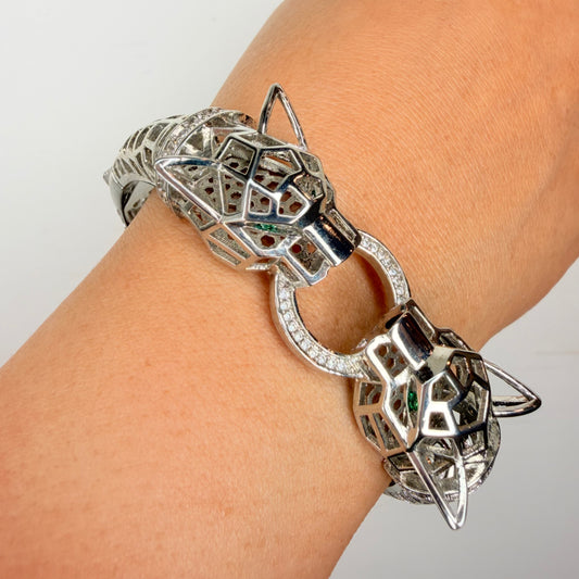 White Finish Casual Everyday Cuff