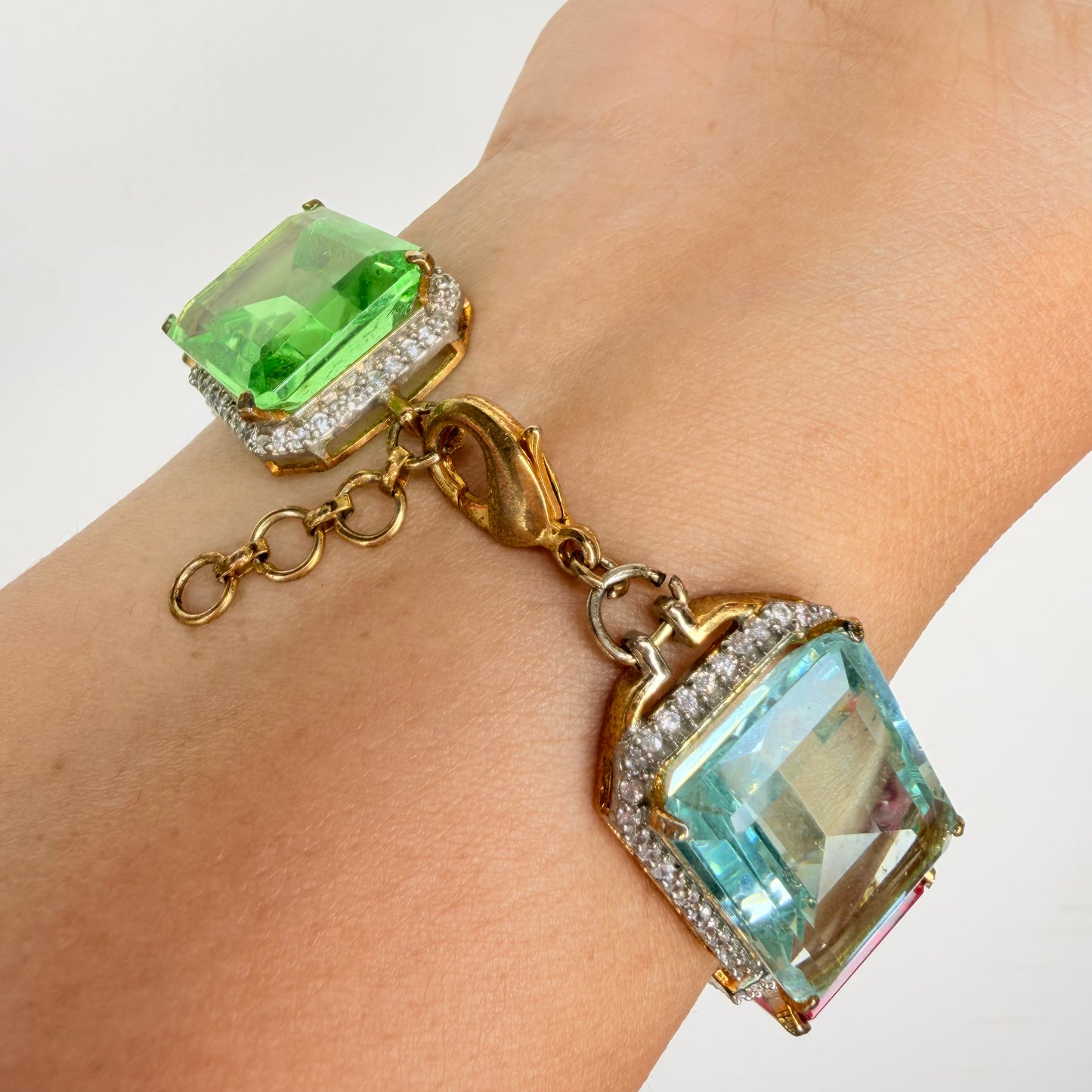 Multi Coloured Doublet Bracelet