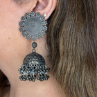Oxidised Boohoo Jhumka Earrings