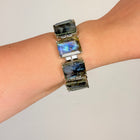 Emerald Cut Doublet Labradorite Bracelet