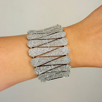 Chunky Zircon Studded Bracelet