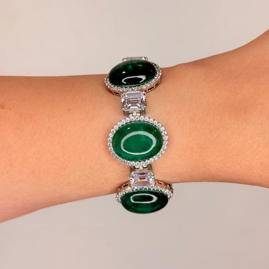 Emerald Doublet Bracelet