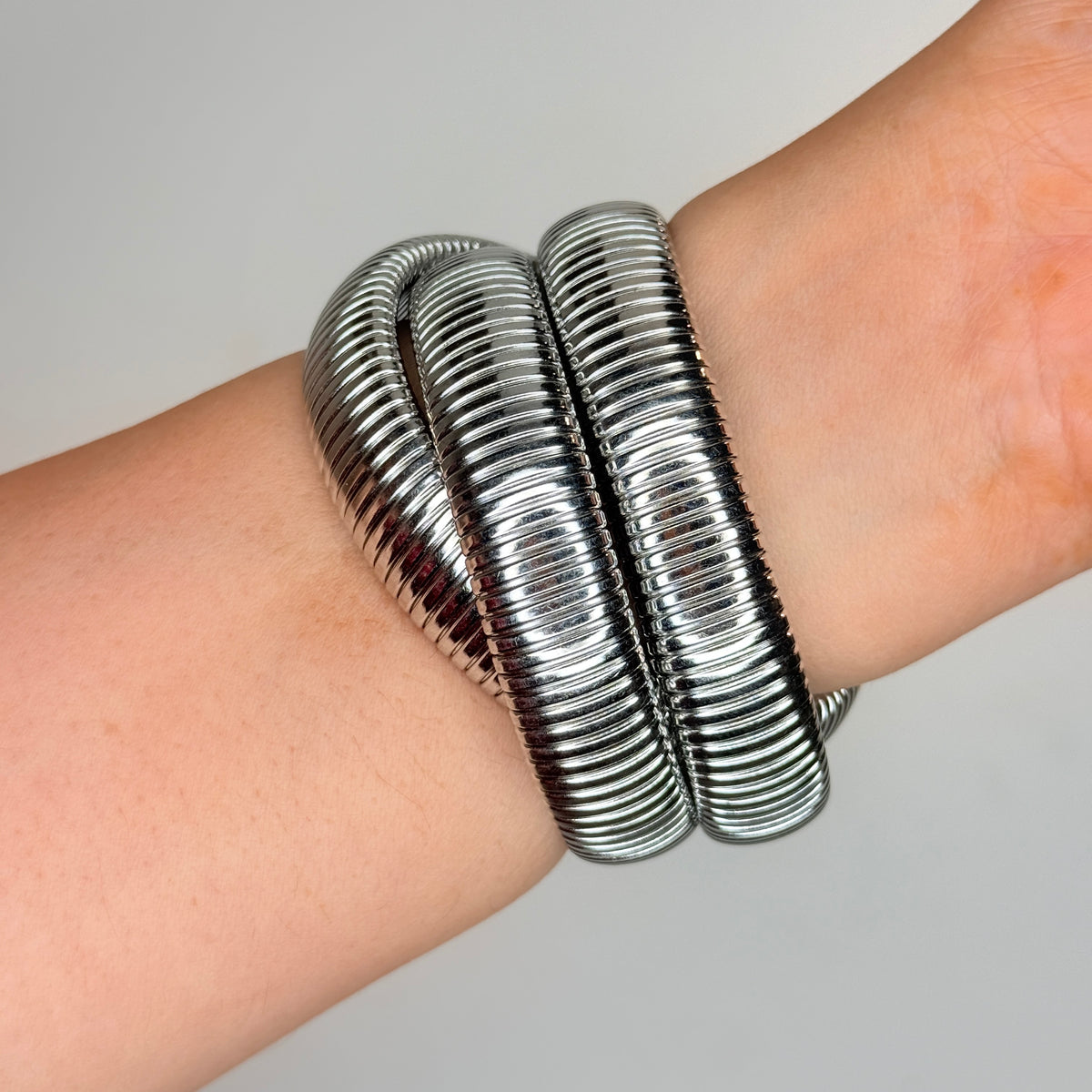 Spiral Textured Wrap Cuff