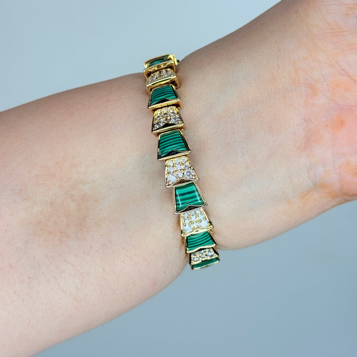 Snake Wrap Enamel Cuff