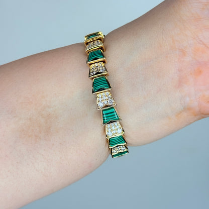 Snake Wrap Enamel Cuff
