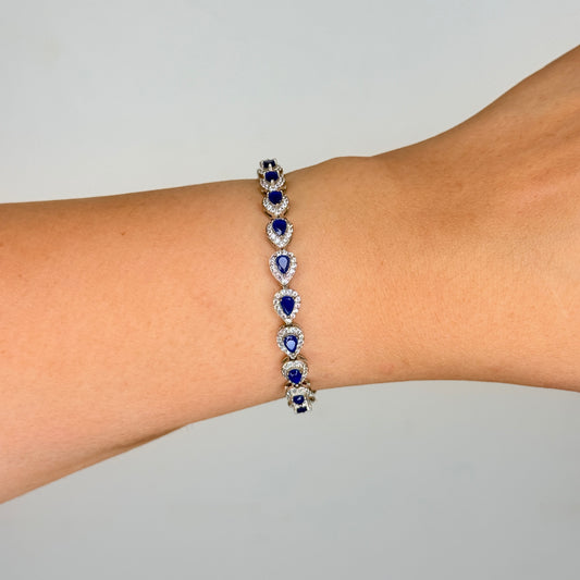 Tear Drop Zircon Bracelet