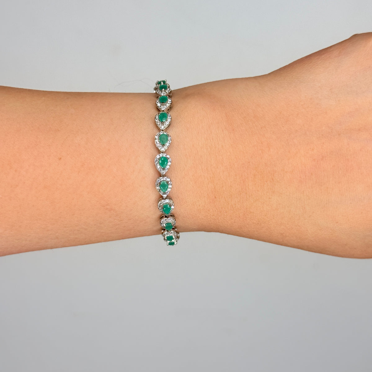 Tear Drop Zircon Bracelet