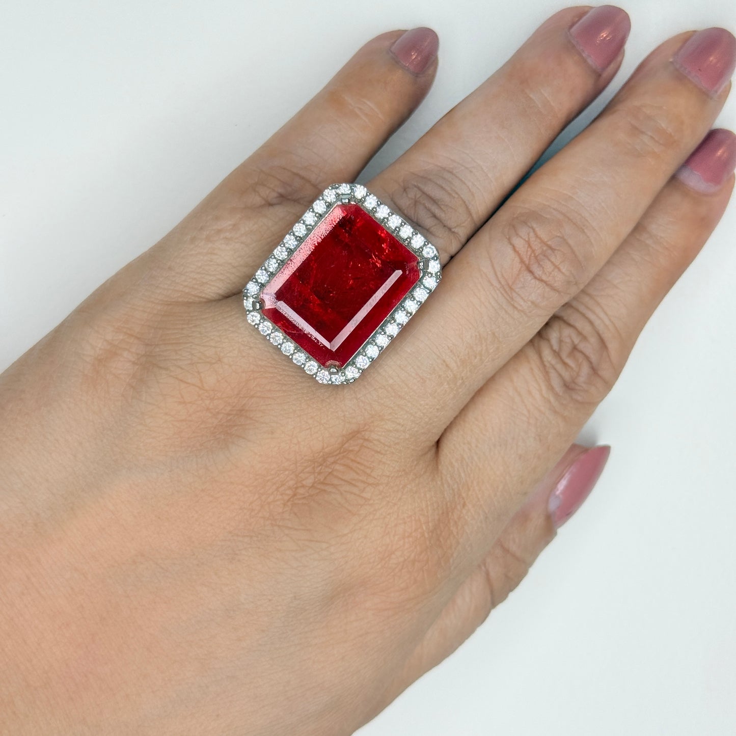 Ruby Doublet Ring