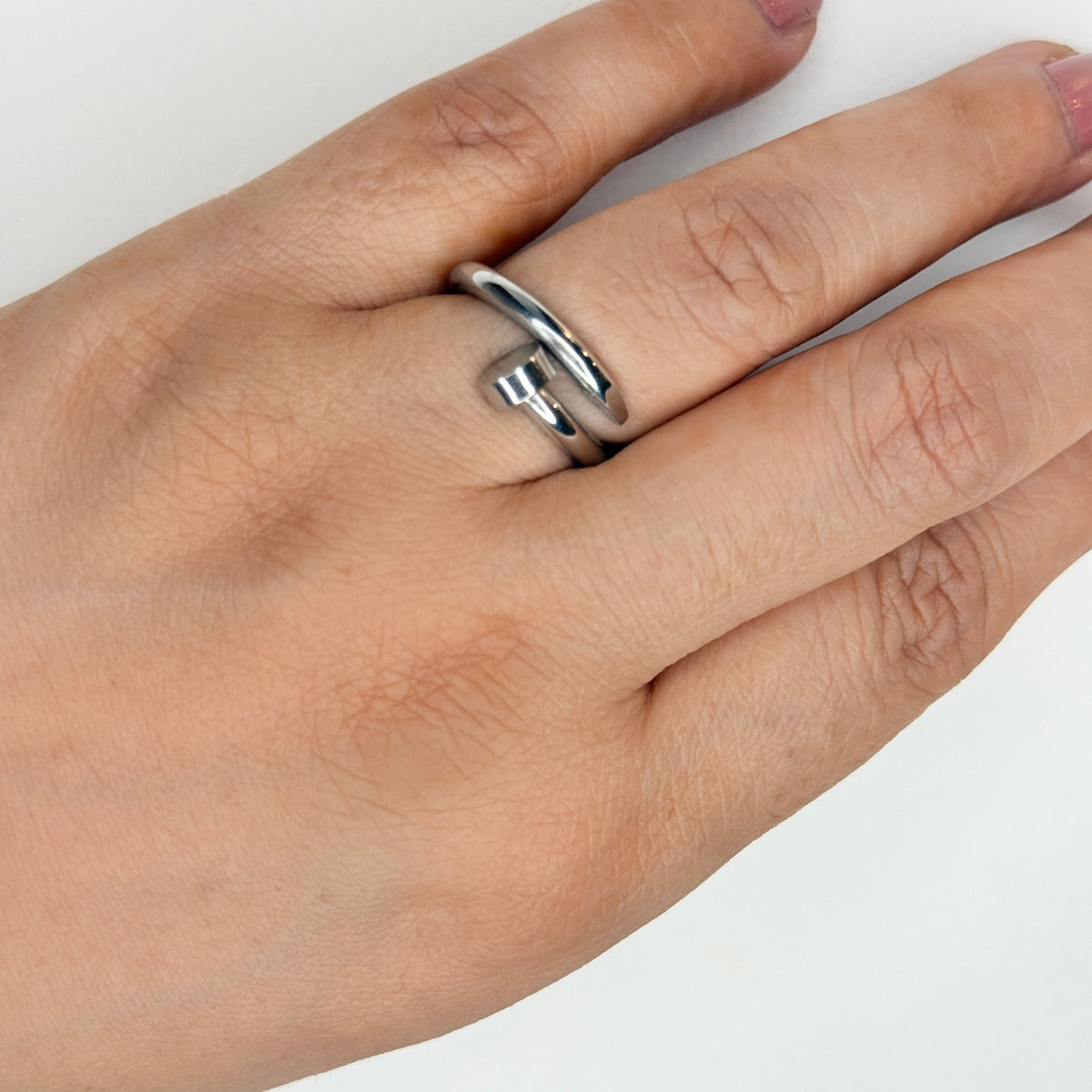 Minimal Silver Plated Ring