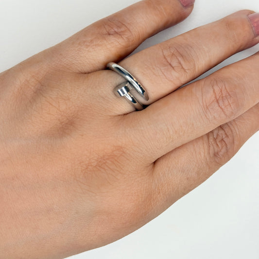 Minimal Silver Plated Ring