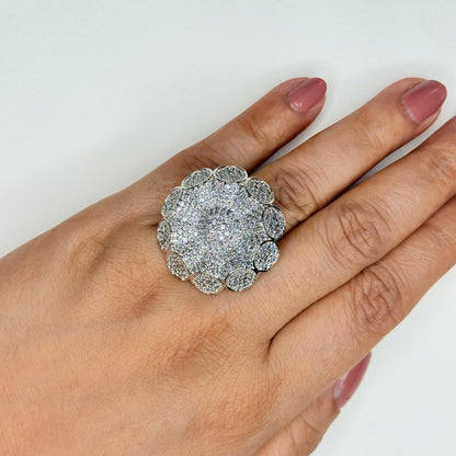 Floral Cocktail Ring