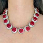 Chunky Doublet Necklace Set