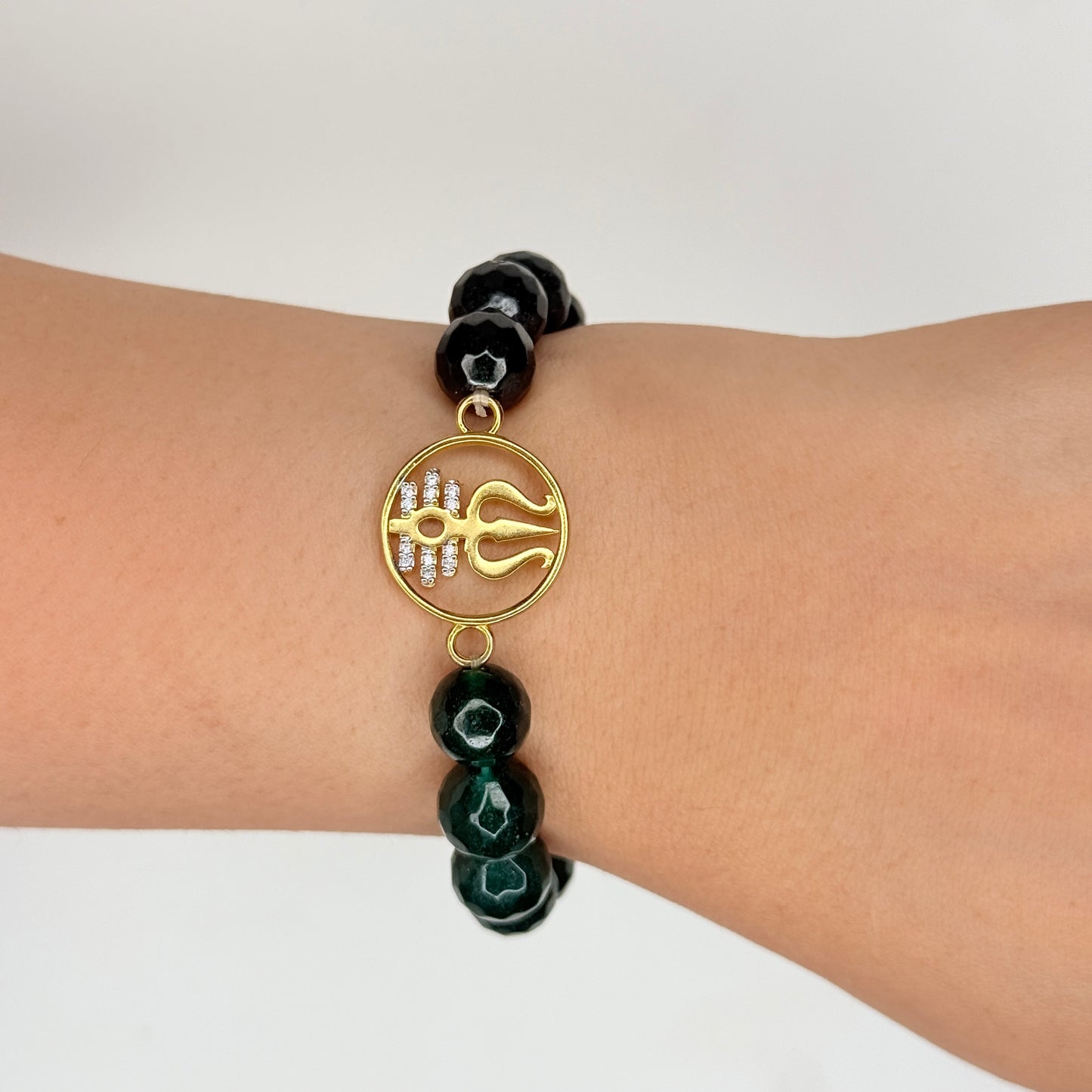 Holy Symbols Beaded Rakhi Bracelet