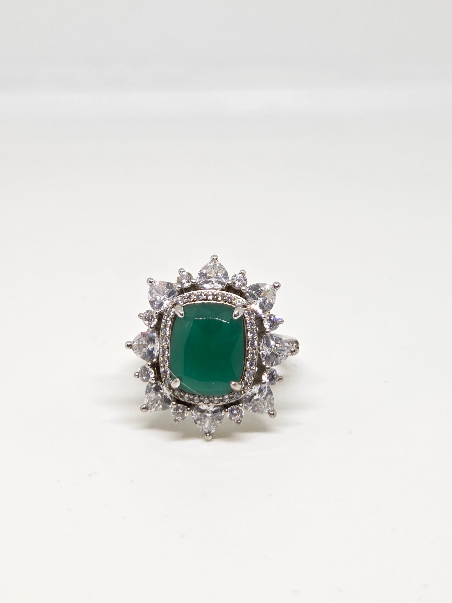 Sparkly Colorstone Zircon Ring