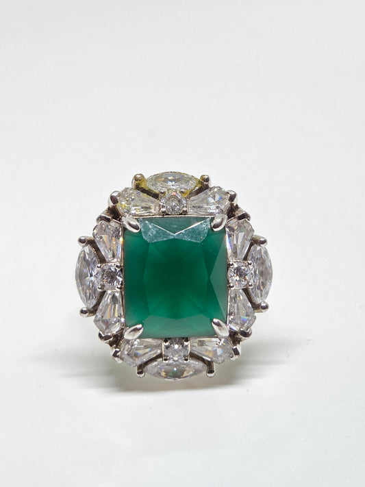 Colored Stone Zircon Ring