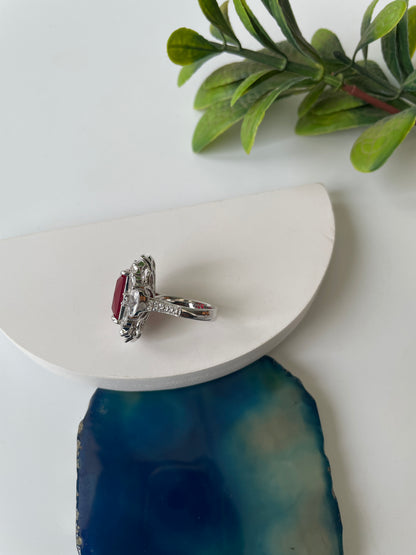 Colored Stone Zircon Ring