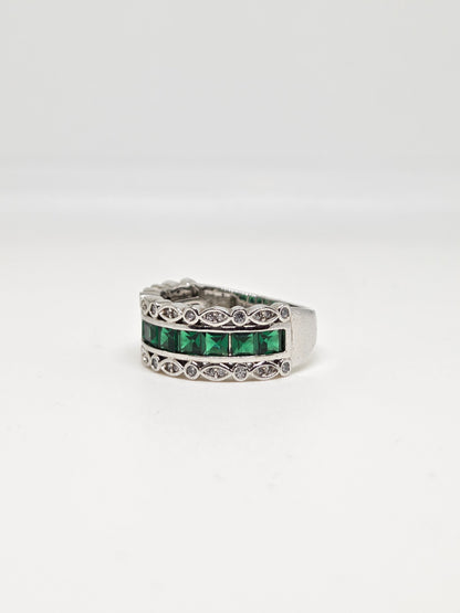 Petitie Colorful Zircon Rings