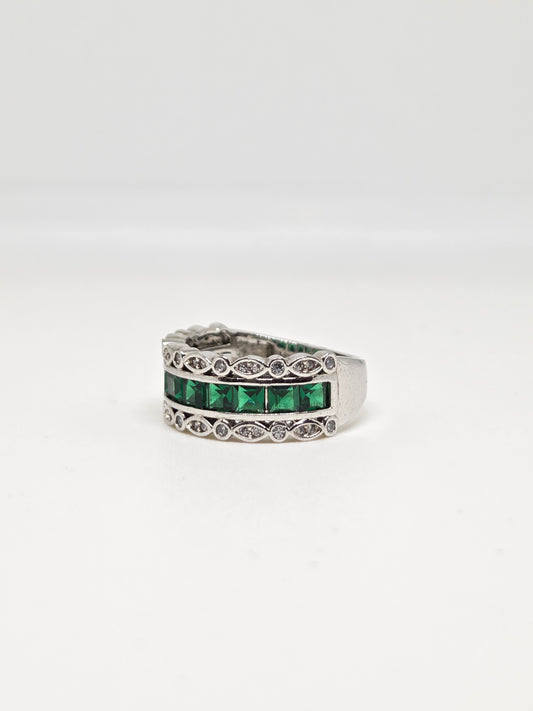 Petitie Colorful Zircon Rings