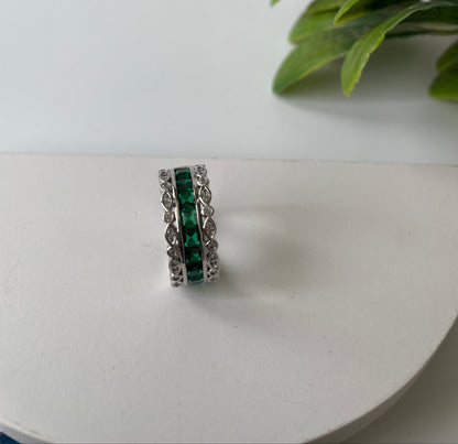 Petitie Colorful Zircon Rings