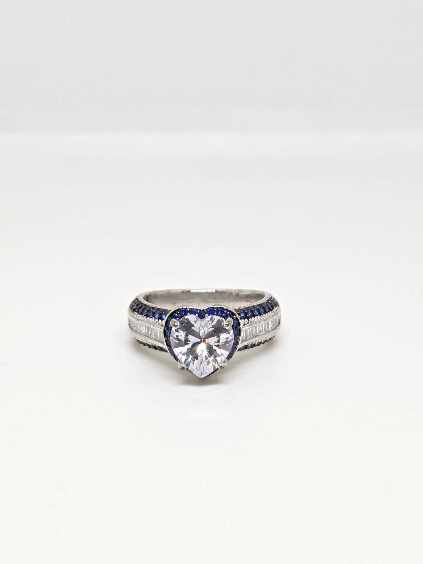 Heart Shaped Solitaire Zircon Ring