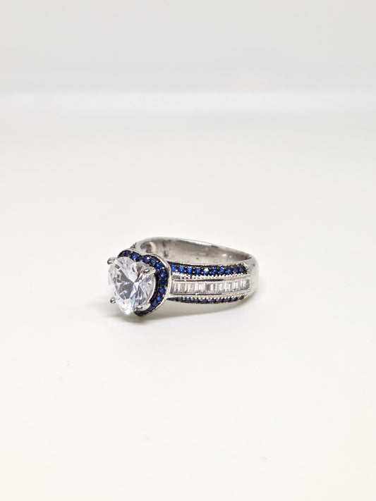 Heart Shaped Solitaire Zircon Ring