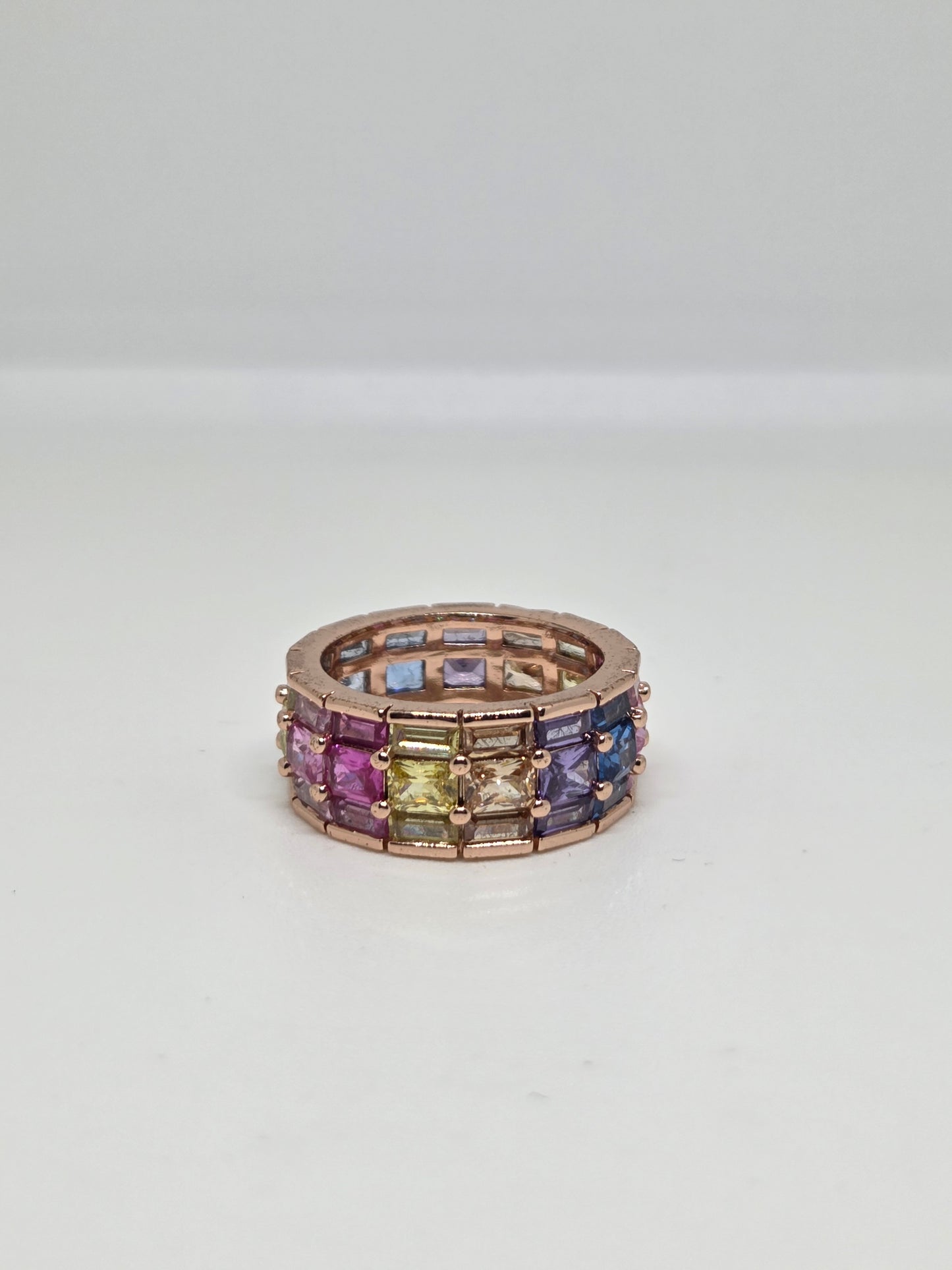 Multi Stone Everyday Zircon Ring