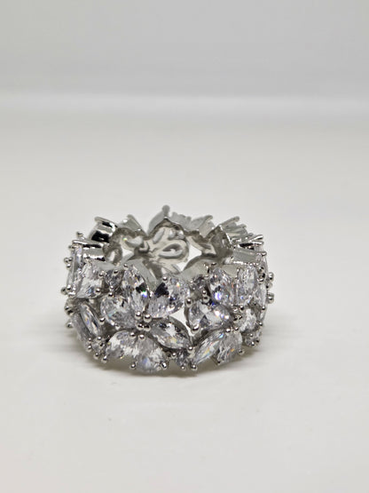 Marquise Zircon Band Ring