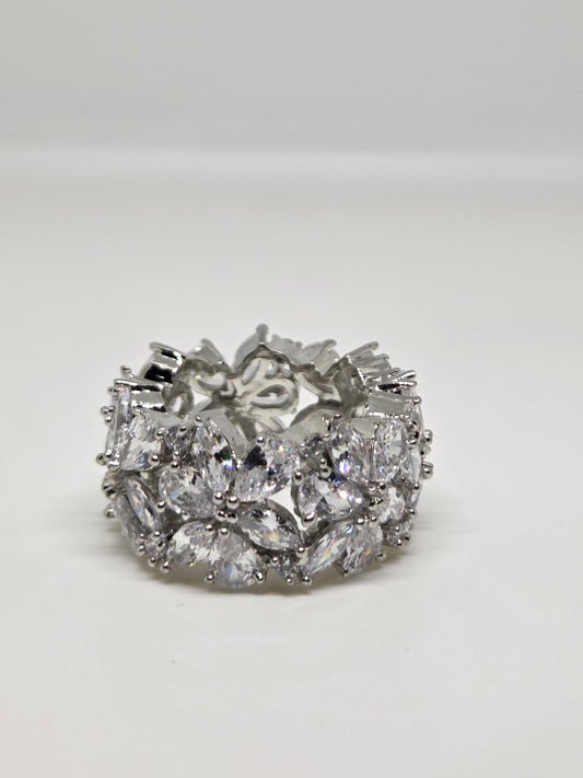 Marquise Zircon Band Ring