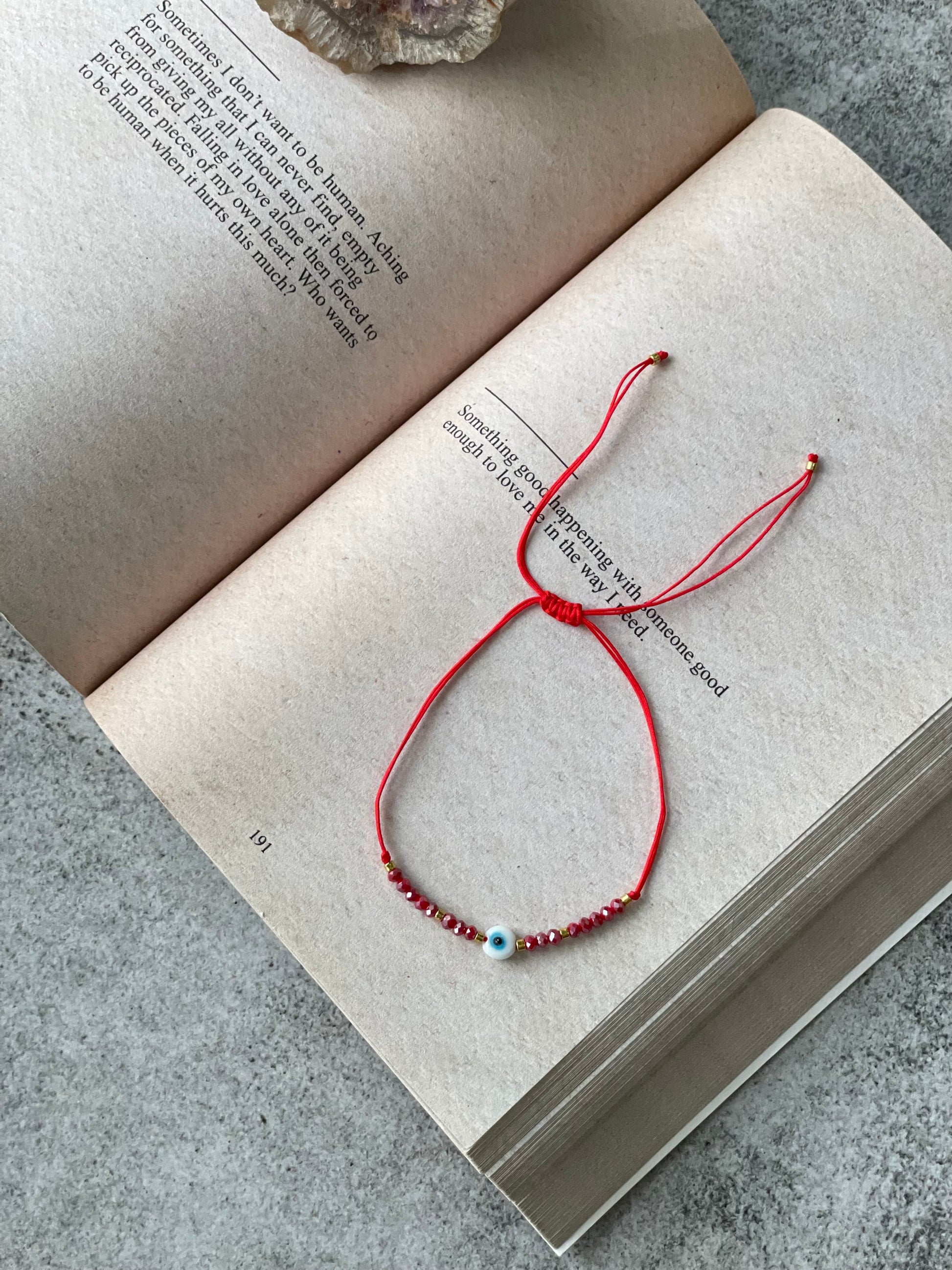 Evil Eye Thread Bracelet Red