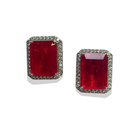 Emerald Doublet Studs