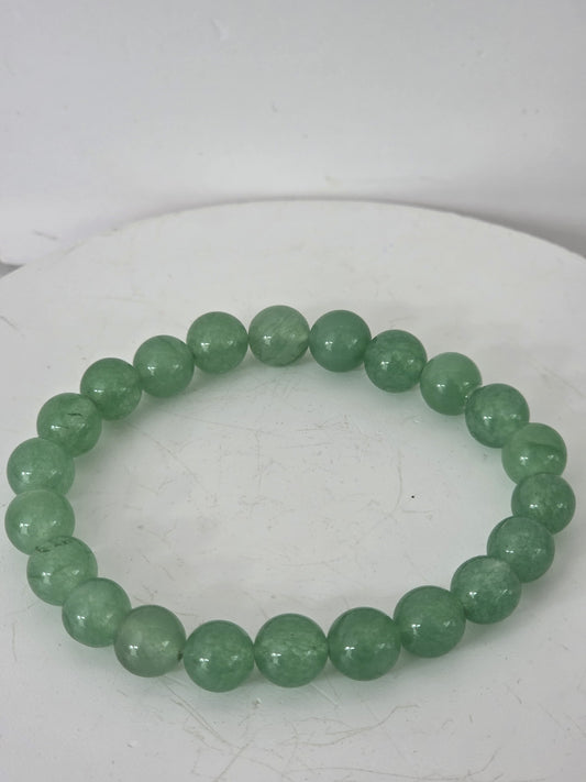 Green Stone Beaded Bracelet