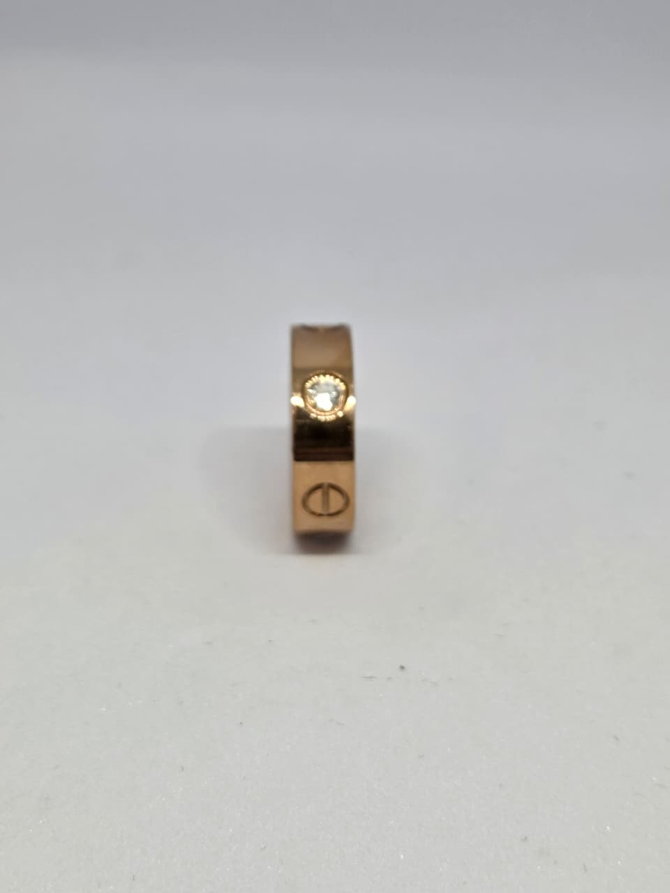 Gold Toned Minimal Band Ring
